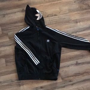 Adidas Track Jacket Flower Hood